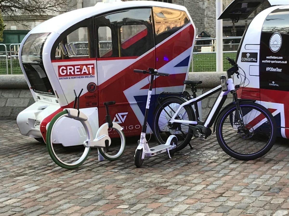 Cyclopic - SMMT Connected 2019 event at Queen Elizabeth Centre - Westminster - verschiedene Fahrzeuge