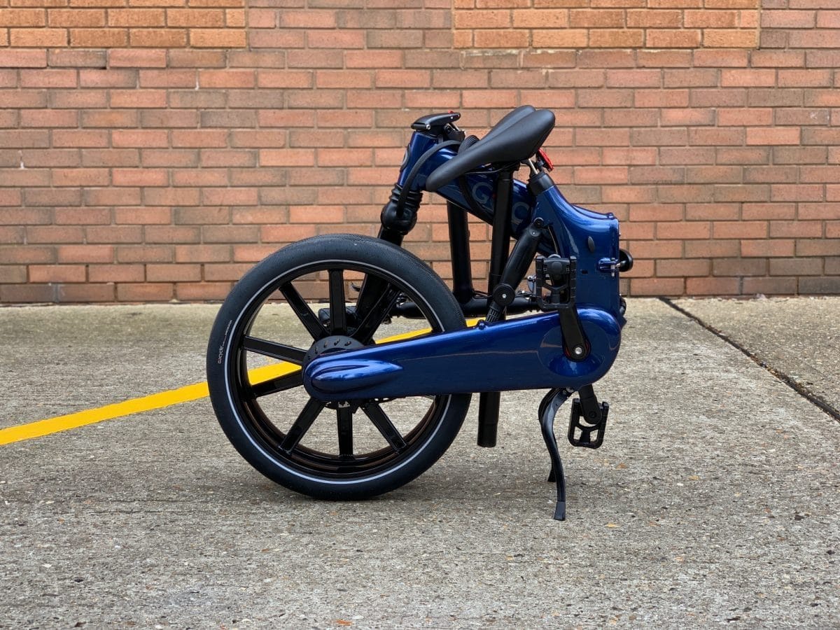 Gocycle GX geklappt Seite links| Quelle: Patrick Möller / Boxbike