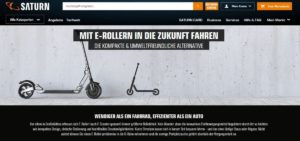 E-Scooter mit Straßenzulassung bei Saturn und Media Markt