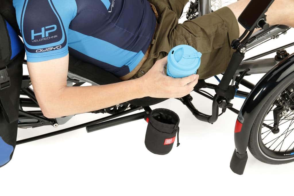 Detailansicht eines Side Back Mount mit Kaffeebecher