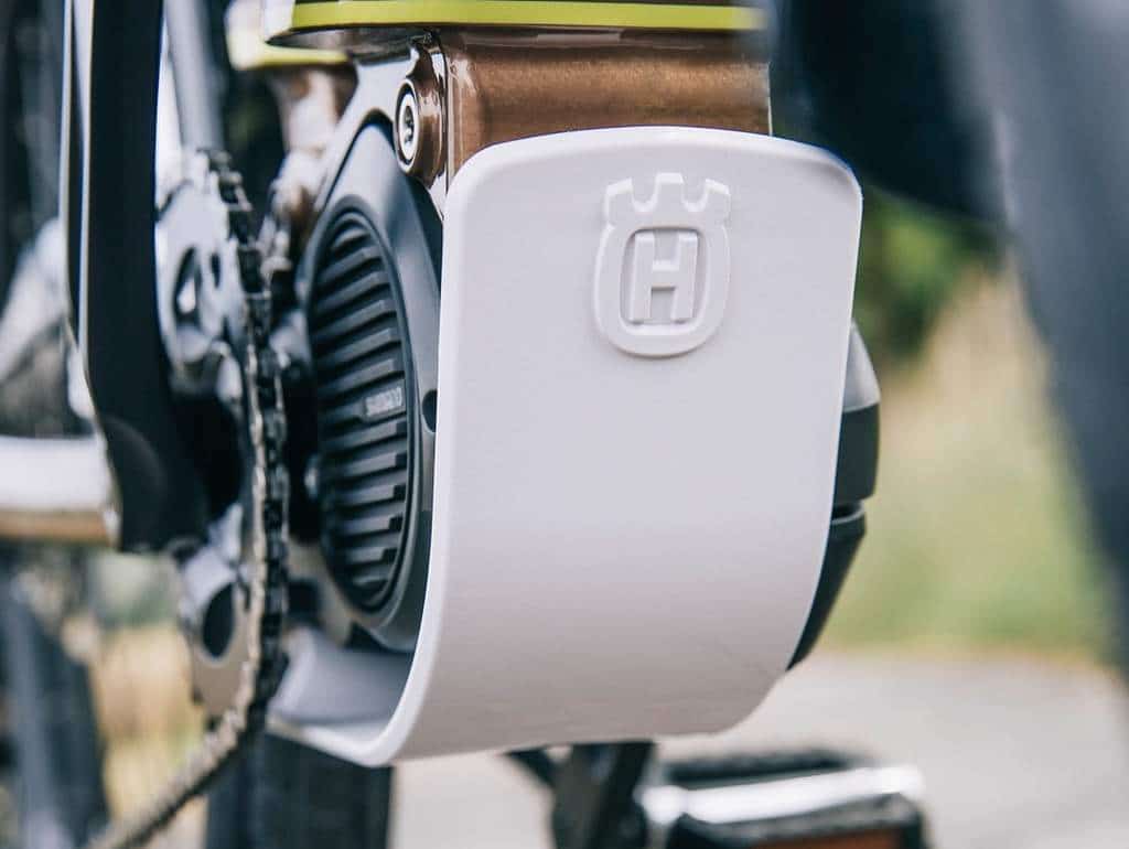 SkidPlate an einem Husqvarna Bicycle