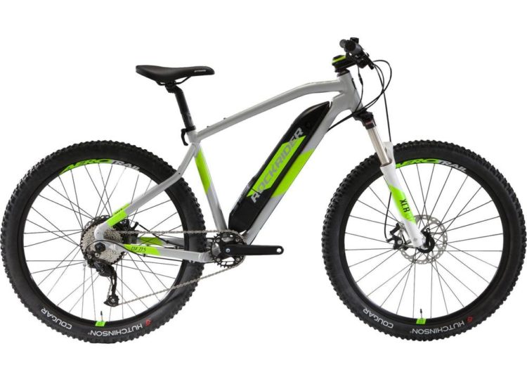 Decathlon - EMountainbikeEST500EMTB275graugelb
