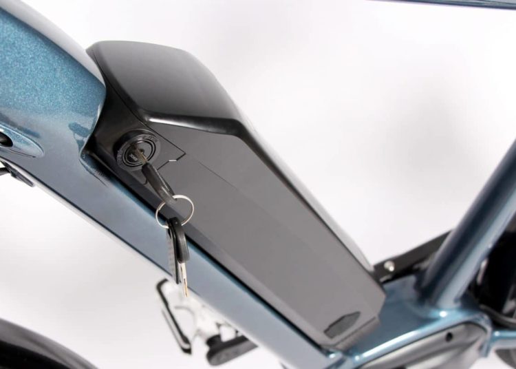 Bafang E-Bike Akku BT F07 am Unterrohr