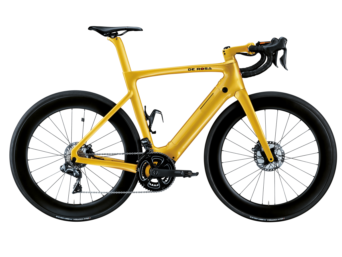 De Rosa E-Bike in der Seitenansicht