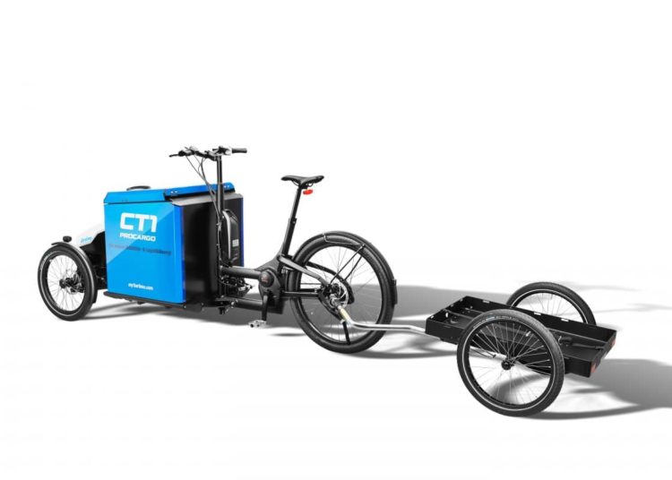 Anhänger - Bild 1 Anhänger und Lastenfahrrad bietet den Vorteil einer zusätzlichen Transportfläche.