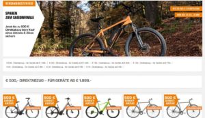 Saturn E-Bike-Sommer-Sale: Bis zu 500 Euro Ersparnis