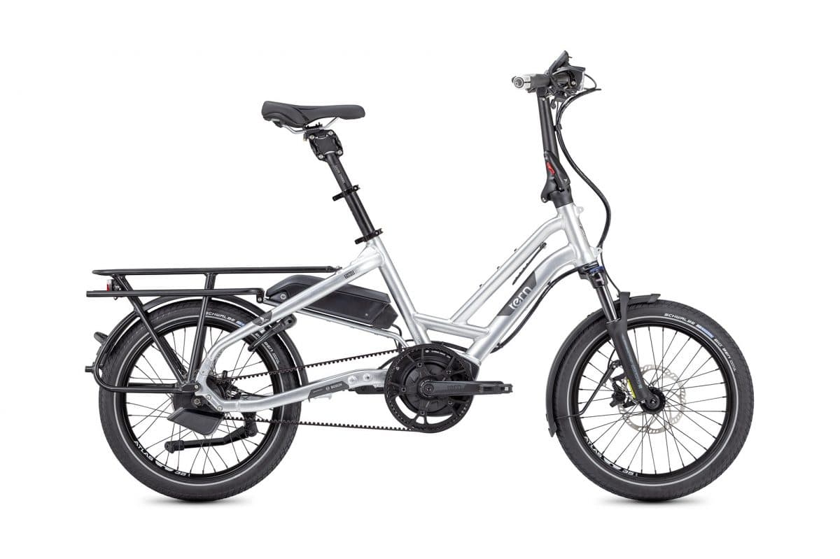 TERN Kompakt-Cargobike HSD S+ in der Seitenansicht