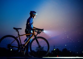 Fahrradbeleuchtung im Winter