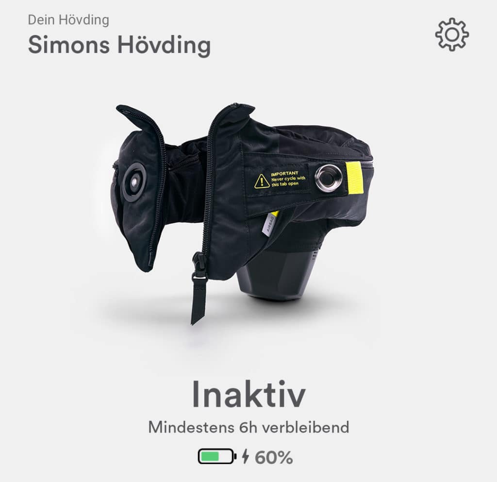 Akkustandsanzeige über die Hövding App - eBikeNews