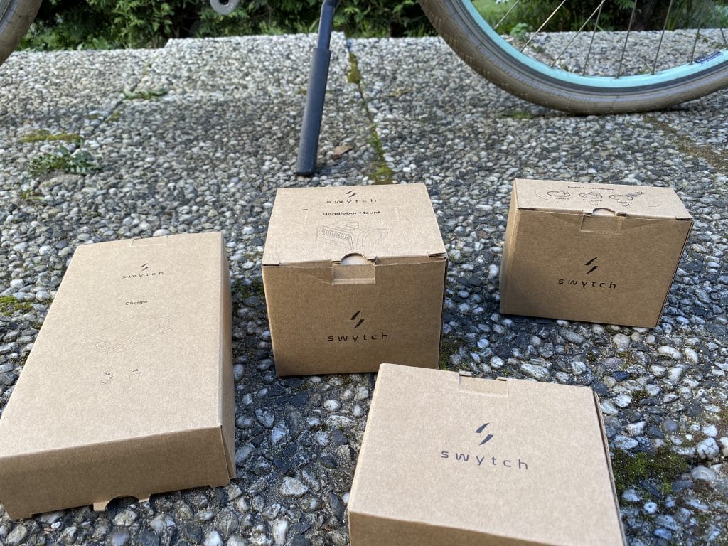 Switch-Kit Laufrad in der Verpackung - eBikeNews