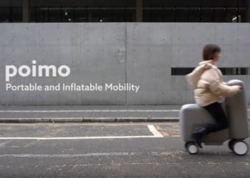 Poimo: E-Scooter zum Aufblasen aus Japan - eBikeNews