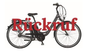 E-Bike Hansa von Aldi Nord: Rückrufaktion der 2016er Serie