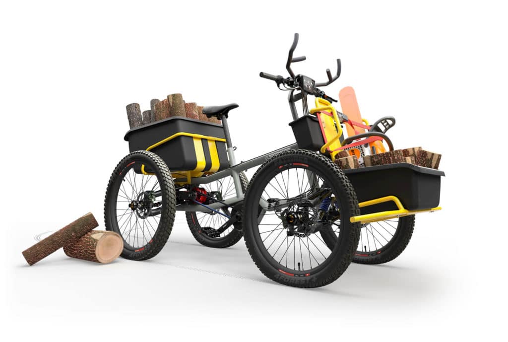 Cargo-E-Bike mit vier Rädern - eBikeNews