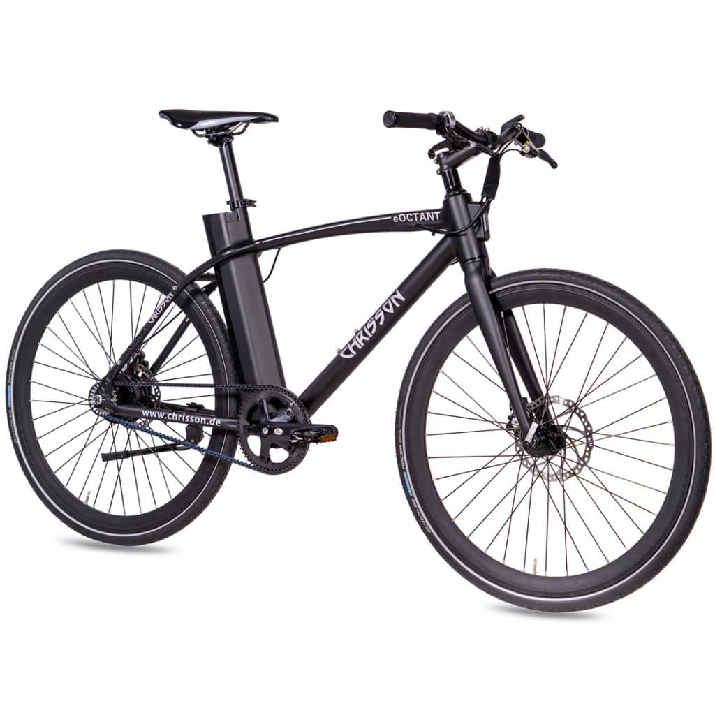 City E-Bike | Cruiser E-Bike | E-Bike - 28 zoll e bike city chrisson eoctant mit riemenantrieb schwarz matt