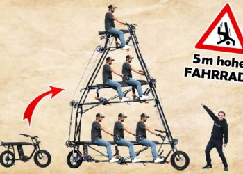 E-Fatbike - urban drivestyle und real life guys bauen das laengste und hoechste e bike der welt