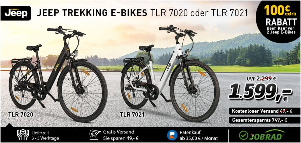 Jeep Trekking-E-Bike Rabattaktion - eBikeNews