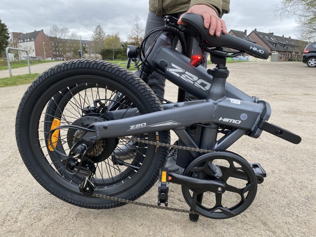 Faltmechanismus am Himo Z20 Max - e bike news