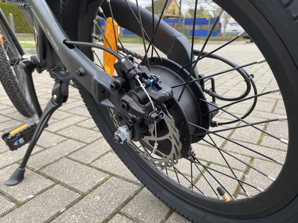Heckantrieb am Himo E-Faltrad - e bike news