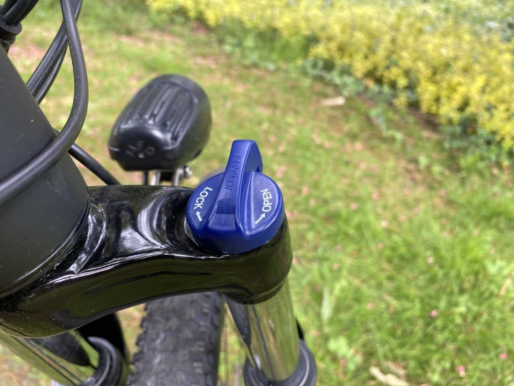 Federgabel mit Lockout