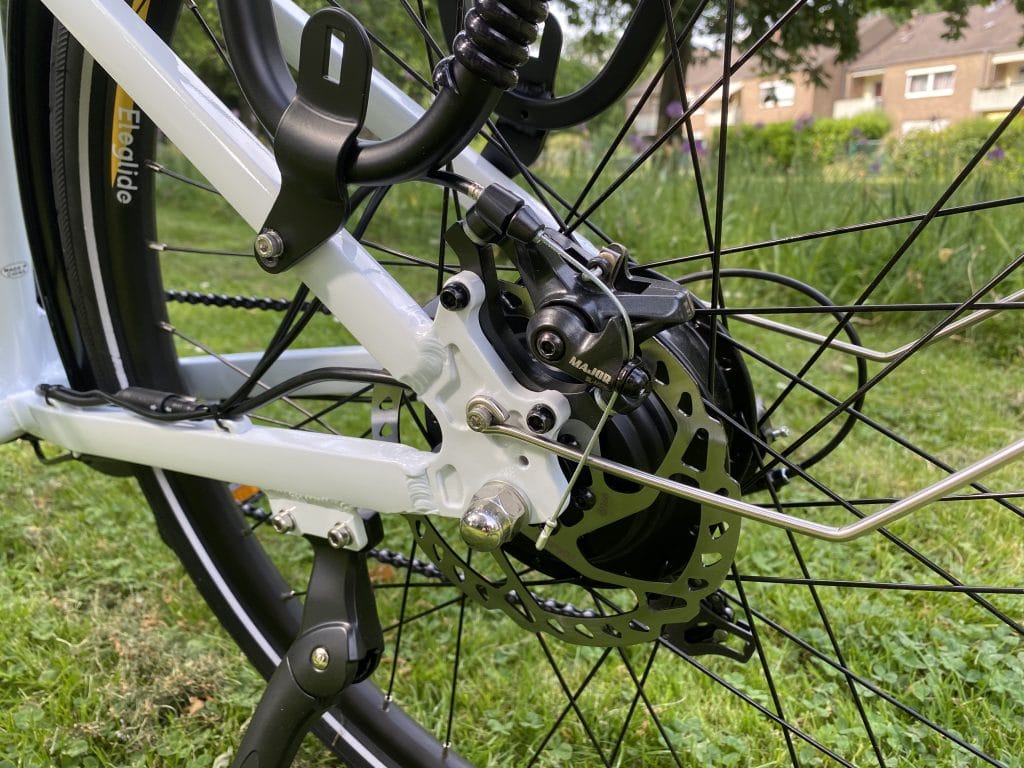 Scheibenbremse und Heckantrieb Eleglide Test