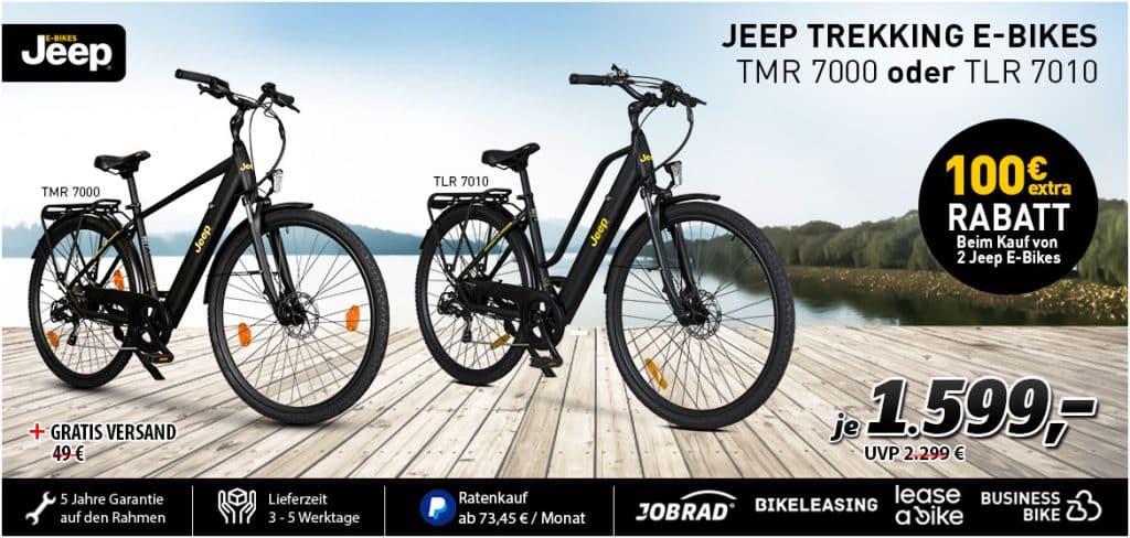 Jeep TLR und TMR Angebot - eBikeNews