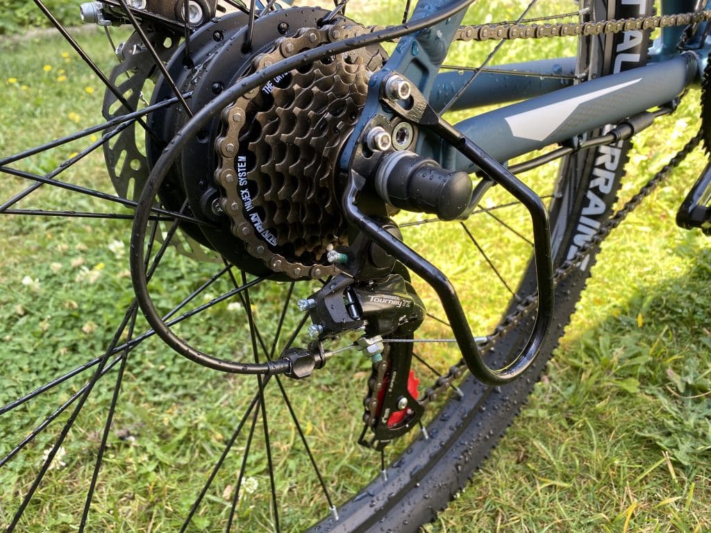 Schaltwerk aus der Tourney Reihe von Shimano