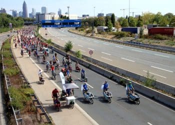 Fahrradweg - Sternfahrt A648 1024x683 verkehrswende hessen de