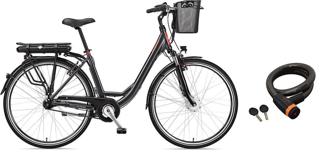 Telefunken ebike Bestseller mit Schloss und Korb