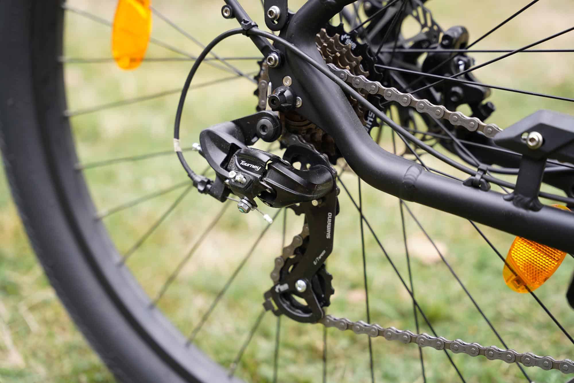 Shimano Tourney am Jeep - eBikeNews