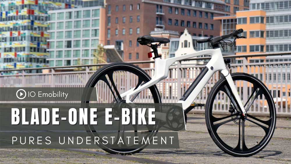 IO eMobility Blade One: Stylisches Pedelec mit stattlicher Reichweite - eBikeNews