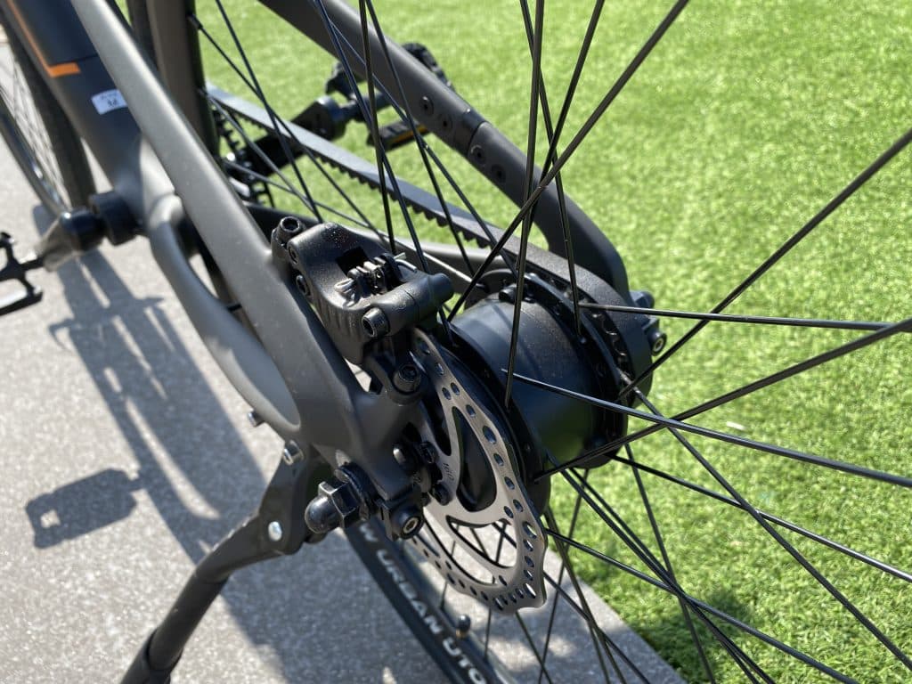 Heckantrieb und Scheibenbremse von Mivice - Urtopia Test