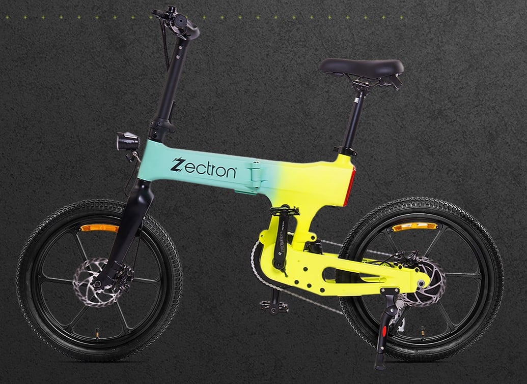 Zectron Top oder Flop? Buntes Faltrad mit Heckfederung bald bei Indiegogo