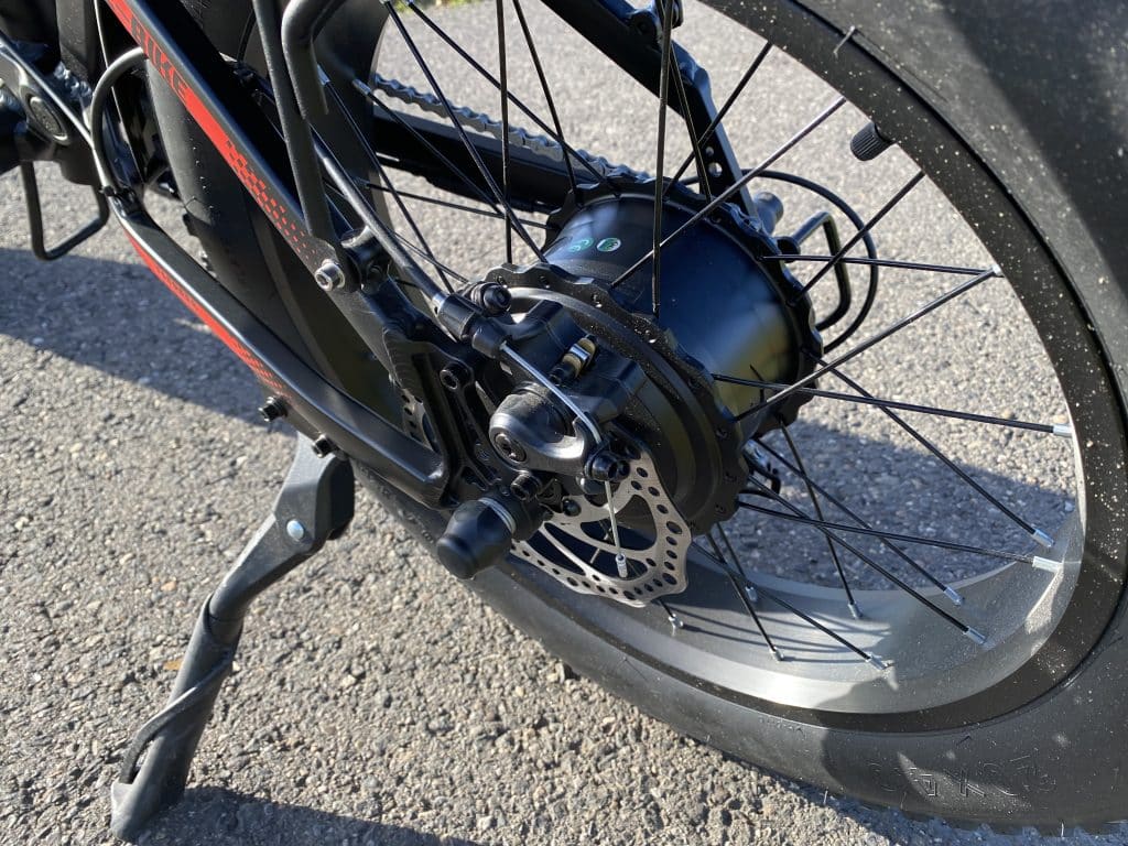 Scheibenbremse und großer Heckantrieb