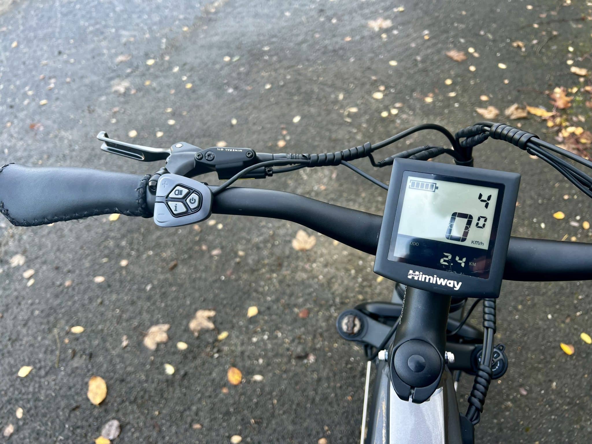 Himiway Zebra: Übersichtliches Display mit Bedienpanel | Quelle: eBikeNews
