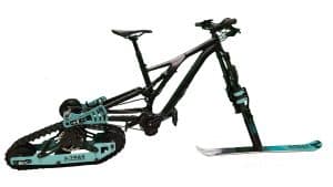 Raupenantrieb am E-Bike? S-Trax entwickelt verrücktes Snowbike-Umrüstset