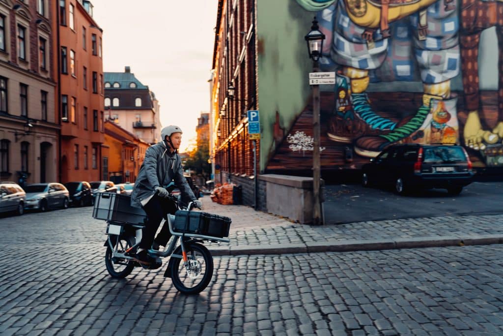 cake Åik e-cargo-bike fahrt
