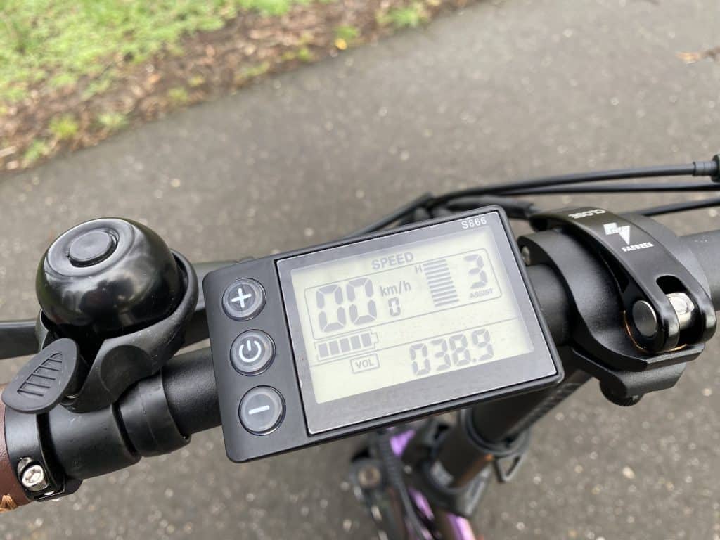 Display mit 3 Unterstützungsstufen am China-E-Bike - e-bike-news
