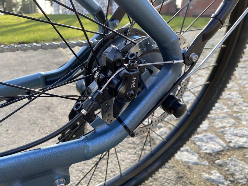 Heckantrieb am Engwe E-Bike im Test