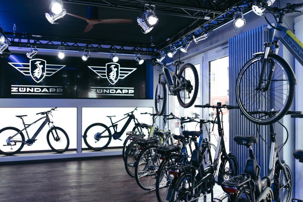 Zündapp E-Bikes auch im Geschäft vor Ort - eBikeNews
