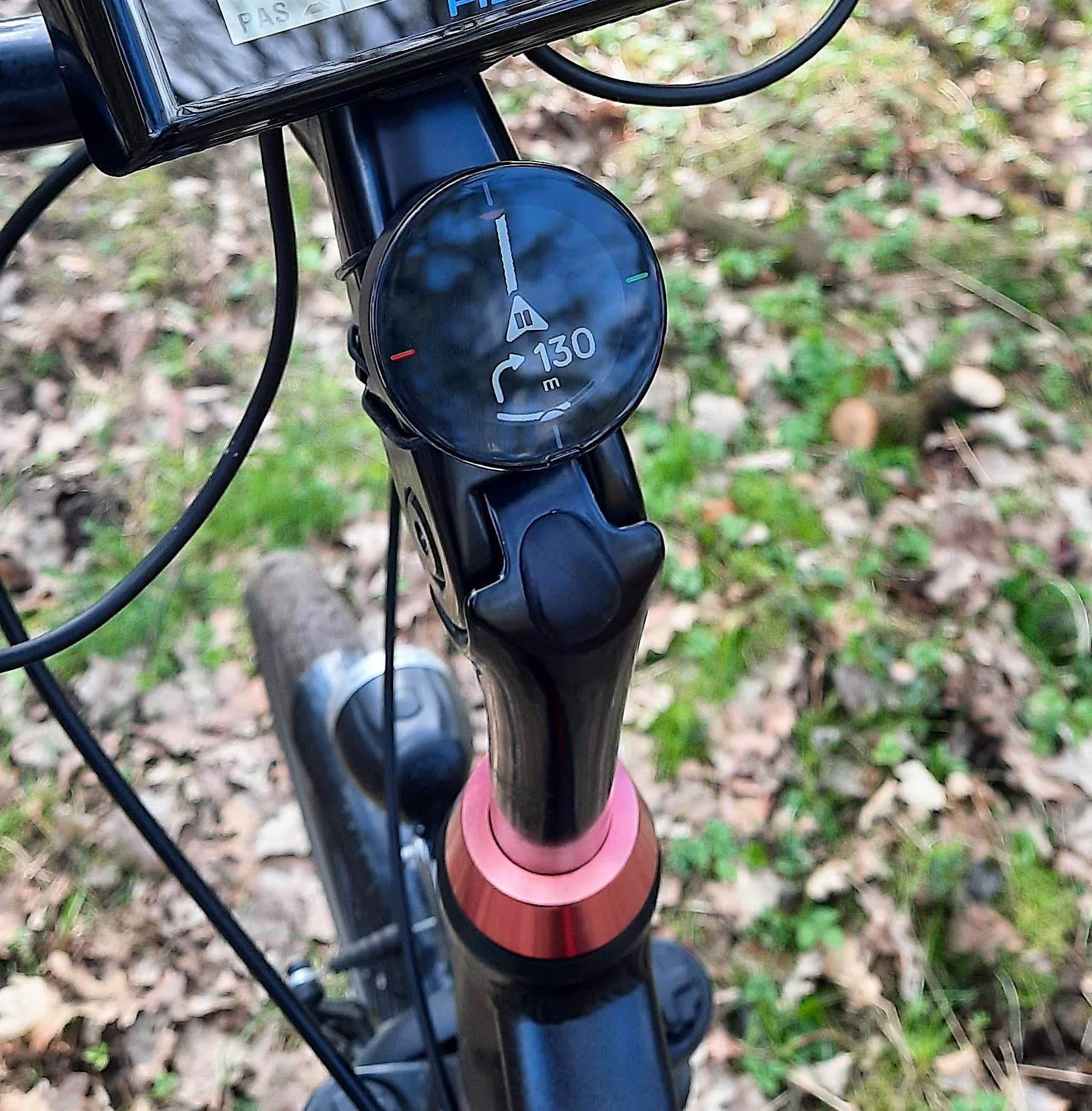 Beeline | Navigation | Smartphone App - Route auf Diplay