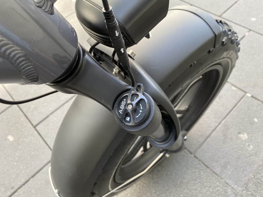 Federgabel mit Lockout - Himiway Big Dog Test