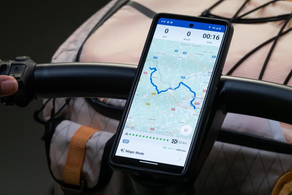Die hauseigene App soll garantieren, dass der Akku bei der Streckenplanung nicht schlappmacht