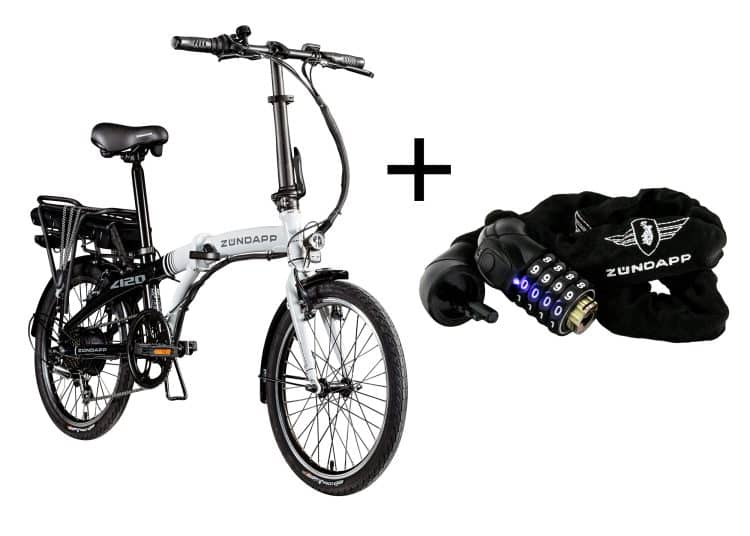 Zündapp Z120 E-Bike im Angebot mit Zahlenschloss