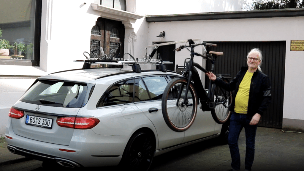 E-Bike Lifter für die Mitnahme auf dem Dach