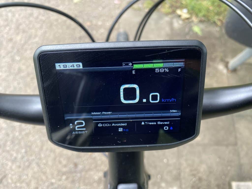 Am AGO T ist ein relativ großes Display verbaut