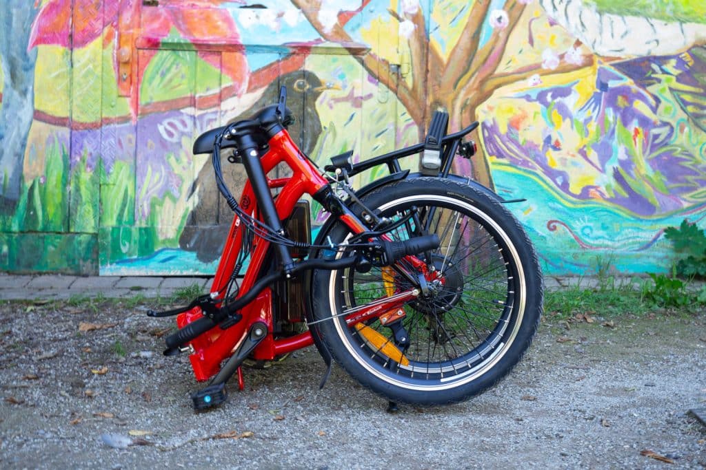 Vecocraft EFoldy zusammengeklappt - eBikeNews