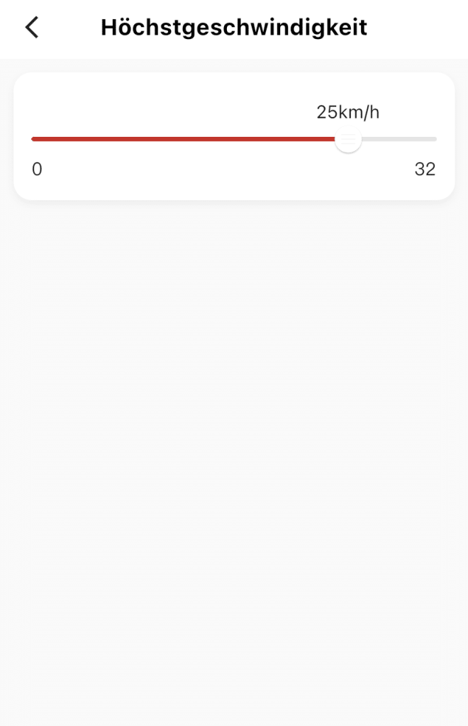 Eleglide M2 App Funktionen 2