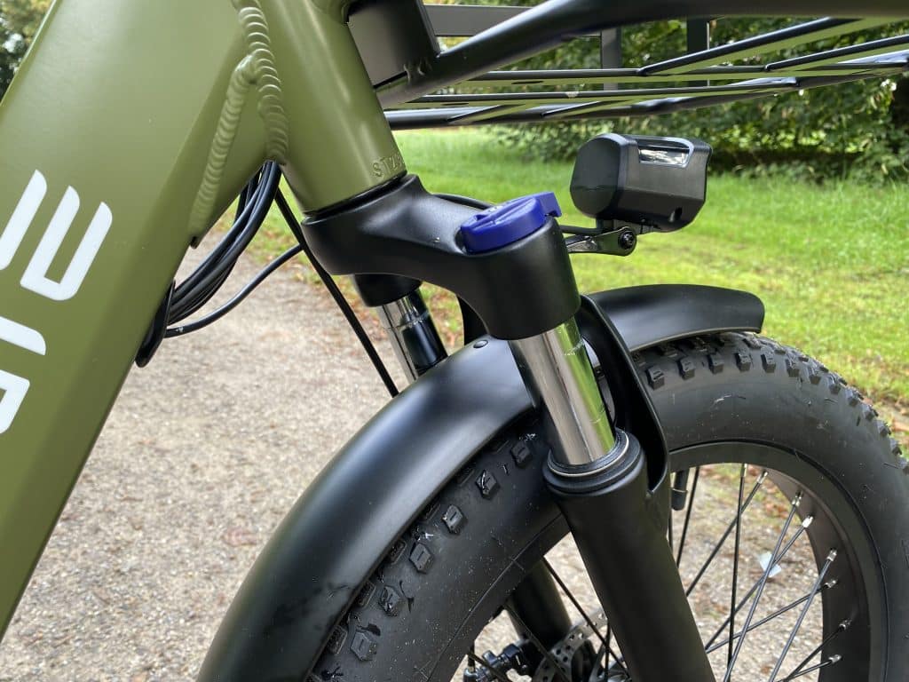 Federgabel mit Lockout
