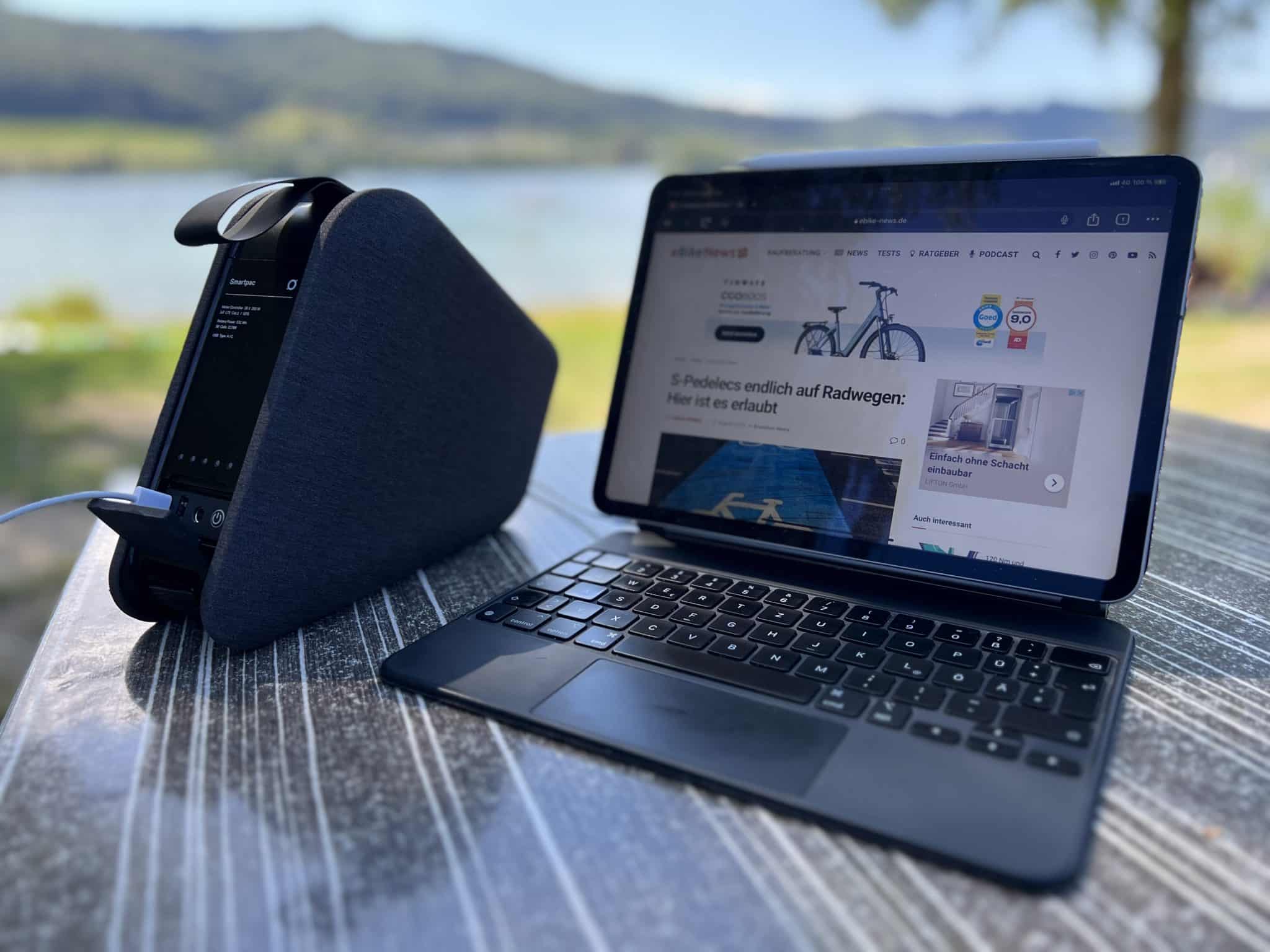 Lemmo One Test: Smartpac als Powerbank für Tablet und Smartphone | Quelle: eBikeNews