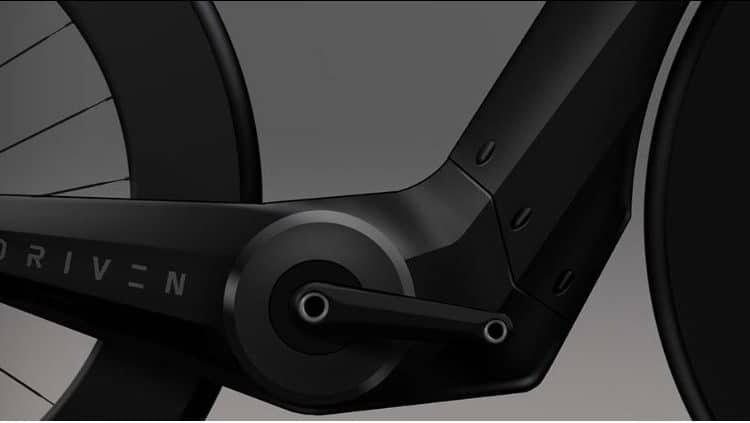 So dezent könnte der Driven Orbit Drive ins E-Bike integriert werden (Bild: Driven Technologies)